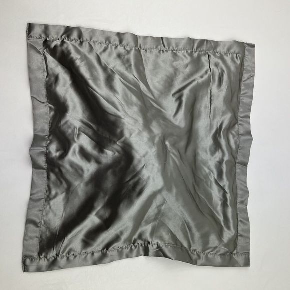 Elephant Lovey Gray Minky Dot Unisex Crinkle Ears Satin Edge Back 16" PRO GOLEEM - Picture 4 of 6